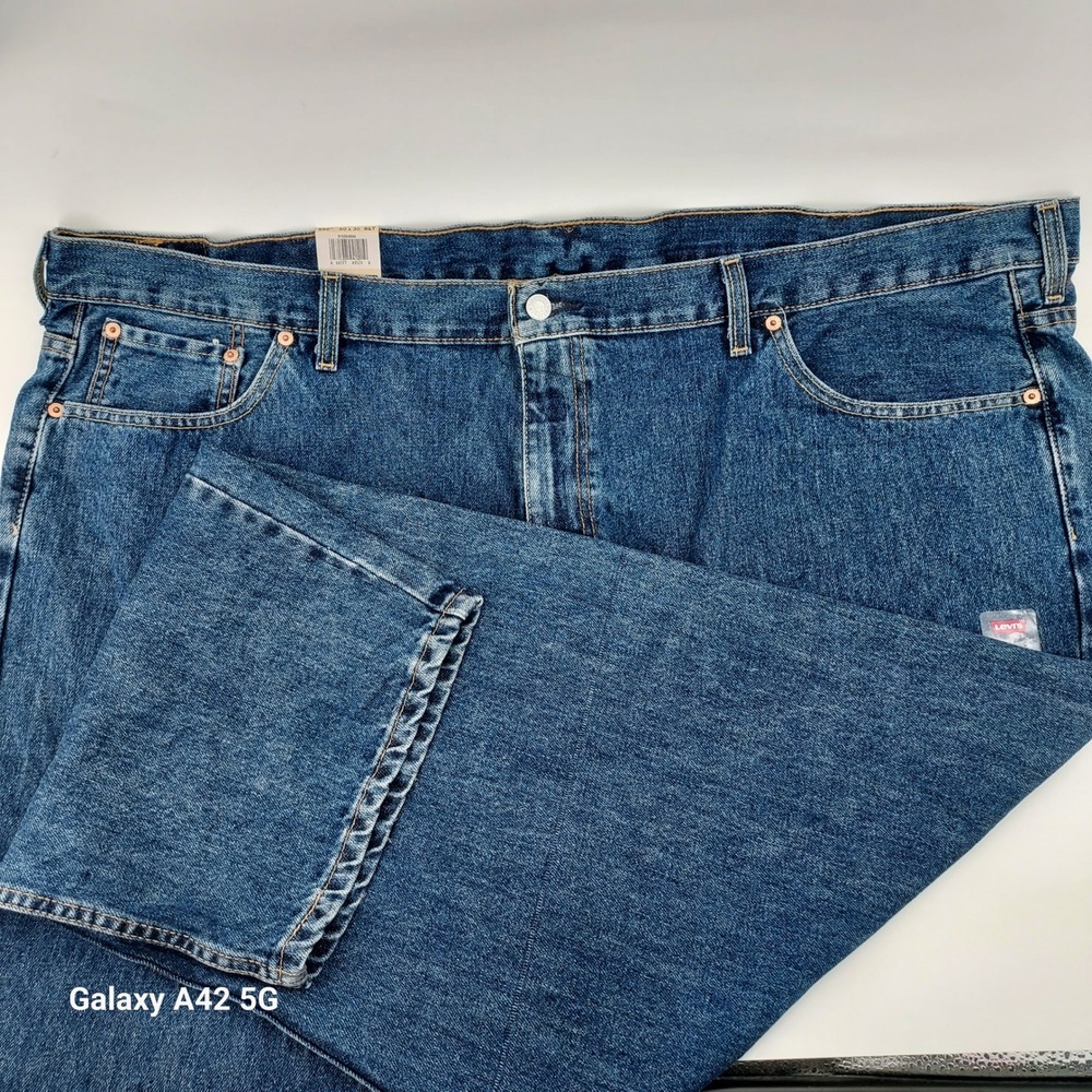 Levi's‎ 550 Jeans Mens 50x30 Relaxed Fit Dark Wash Denim Water<Less